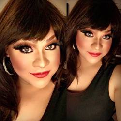 boy-to-girl-transformation:Drag Queen Diva learn makeup