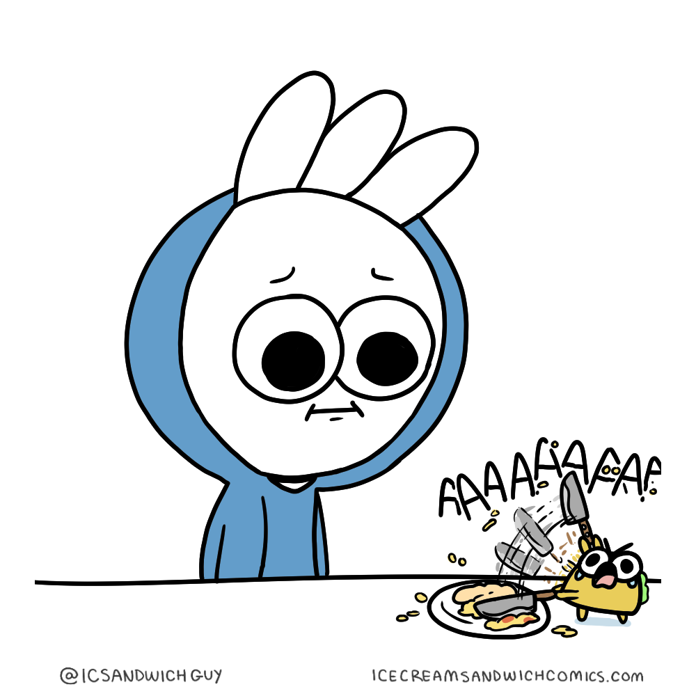 icecreamsandwichcomics:  I’m actually having tacos again for the second night in