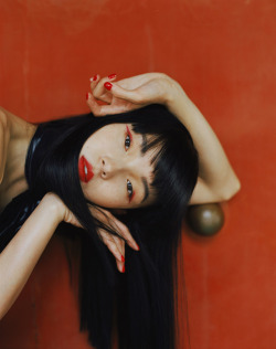 anammv: Xiao Wen Ju for Grazia China, photographed by Leslie Zhang Hair by Bon Fan Zhang &amp; Makeup by Yooyo Keong Ming 