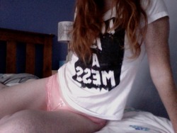 spicygingerbiscuit:  Outfit of the day… although I’ll probably put on shorts at some point ;P