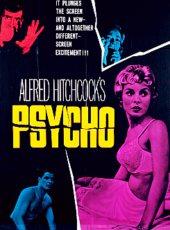 vintagegal:  Film Posters for Alfred Hitchcock’s Psycho (1960) 