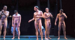openshowers:  These amazingly brave actors got fully naked and showered center stage in front of nearly A THOUSAND PEOPLE for 355 performances on Broadway!!! Take Me Out, Walter Kerr Theatre, NYC (2003) 