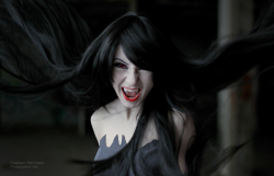 cosplayblog:  Sudden Photoset Marceline from Adventure Time     Cosplayer: Red CappyPhotographer: Ays     
