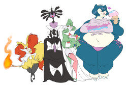 slbtumblng:  Happy to see the family growing. From left to right: Hexen, Nancy, Gardenia and Pancake   That’s the team I’d pick.