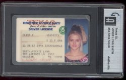 popculturediedin2009:Anna Nicole Smith’s driver’s license, 1994