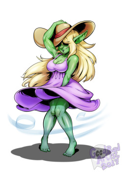 goodbadartist:Goblin girl OC commissioned by A Bam