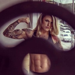 fitgymbabe:  Instagram: julithunder.fitlife Great Pic! - Check out more of her pics: julithunder.fitlife on Fit Gym BabeInstagram Caption: Motivation💪 @FitGymBabes #fit #gym #motivation #muscles #fitness #tattooFollow Us For More Gym Babes - Updated