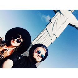 When witches don’t fight, we go to Rio de Janeiro.(Me and my Sis at Redentot Christ in Brazil - August 2015)