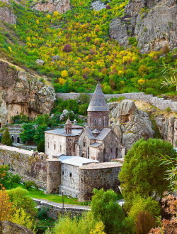 visitheworld: Geghard Monastery, Unesco World Heritage Site in central Armenia (via photo-armenia.com).  