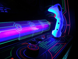 synamax:  The Tron arcade cabinet is just so beautiful… From driph’s Tron cabinet 