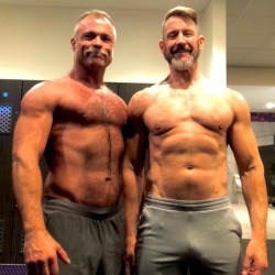dilf-lover: wolfintx:  Finished our first workout… (at Planet Fitness)  It truly doesn’t get any sexier than this 😍 