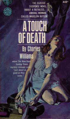 A Touch Of Death, by Charles Williams (Gold Medal, 1953).From Ebay.
