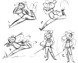 angstrom-nsfw: gestures and poses and pasties, oh my I can never decide how cartoony to make Ember but she looks good no matter what 