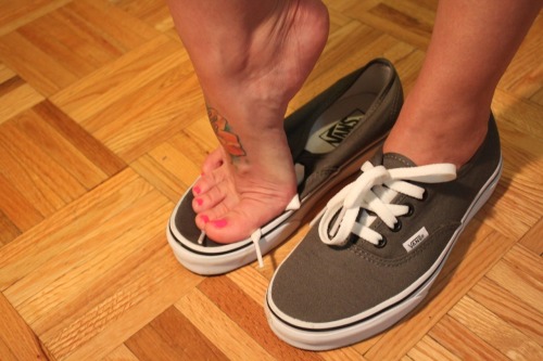 XXX babydolls-feet:  Request:  Feet n sneakers photo