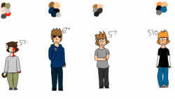 ask-daremutantsworld:  ask-daremutantsworld:  References for the bois  Edd, matt and tord all are mutated.  Tom is normal  I probably should’ve waited till tom was done but I’m impatient.