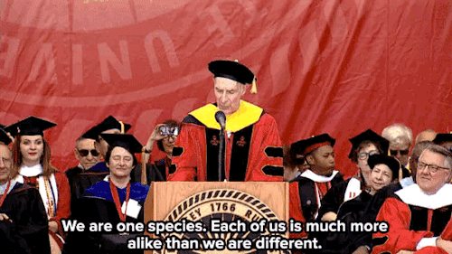 discoverynews:  micdotcom:  Watch: Bill Nye’s graduation speech was as fiery and inspiring as you’d expect   Bill Nye is killing it! 