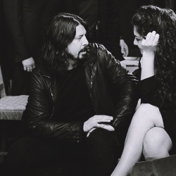 lorde-help-me: Lorde and Dave Grohl