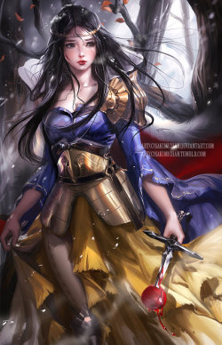 exotication:  Fairy tale knights .:Snow white:. by sakimichan  