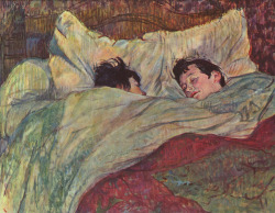 likeafieldmouse:  Henri Toulouse-Lautrec - In Bed (1893)