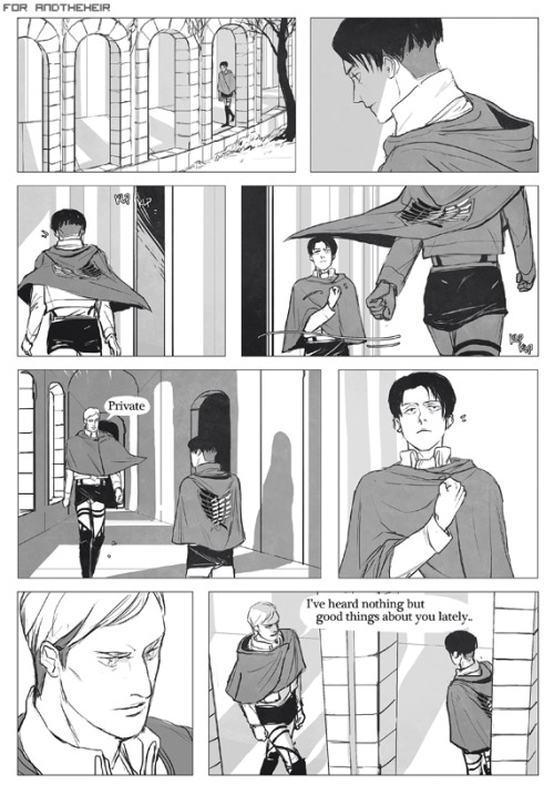 A little mini comic for andtheheir’s awesome Eruri fic, Find Hell With Me. (The dialogue belongs to andtheheir!) The entire fic is incredible and I highly rec it!