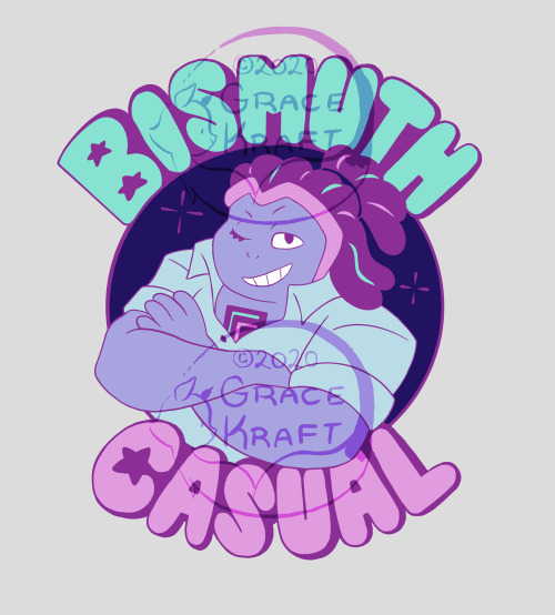 gracekraft:  Hey friends!I’ve opened up preorders for a new Bismuth Casual rainbow metal pin as well as Animal Crossing x Steven Universe Future sticker packs! I’m also taking preorders for restocks on Opal and Pearl pins as well as restocking my