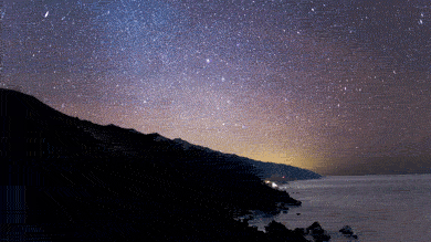 cozydark:  Time-Lapse of the Geminid Meteor Shower.   Viewed from Big Sur, CA   December 2012 Video Credit: Kenneth Brandon   