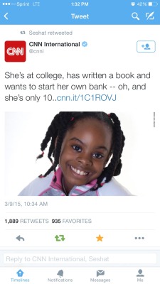 ohhhhhhbrae:  curlyxgoddess:elisaharold:The things I like to see on the Internet  queen.  Her name is Esther Okade and her story can be read here [x]