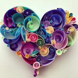asylum-art:Sena RunaPaper Quilling by Sena RunaI love to come across a designer whose work is exploring new territory… that was the case when I noticed the fresh designs of quiller Sena Runa of Turkey. The colorful, yet cohesive palette she favors gives