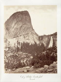 met-photos: Cap of Liberty and Nevada Fall, Yosemite by Carleton E. Watkins, The Met’s Photos Gift of Carole and Irwin Lainoff, Ruth P. Lasser and Joseph R. Lasser, Mr. and Mrs. John T. Marvin, Martin E. and Joan Messinger, Richard L. Yett and Sheri