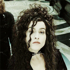 notmysecret:  Helena Bonham Carter as Bellatrix Lestrange; acting as Emma Watson’s