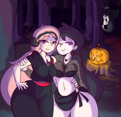 bhloopy:Halloween costumes !I’m going to do more stuff with them 