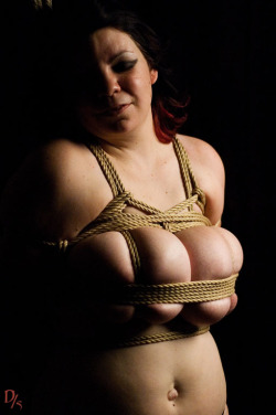 boundtitfuckpig:  breastbondage:  bobsgirl714:  Please  Mmm, what a fabulously sexy thing.   That’s right. We can’t stand the sight of your nipples. Must hide them.
