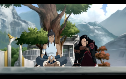 lokgifsandmusings:  Because trying to get you to break down laughing is a worthy cause… has anyone else noticed this bit of foreshadowing? Instead of putting her fists together while meditating like in earlier seasons, Korra is instead making the ASL