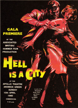  Advertisement for Hell is a City from Hammer Horror magazine No 3 (Marvel magazines, 1995)  From a car boot sale in Nottingham.