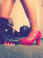 Bitches be like “me & babes shoes, picture perfect”  (Taken with Cinemagram)