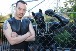 Rubber Pup @secapup with Master Kelvin