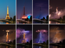 atraversso:  Colourful Eiffel Tower  by Thom Graham-Wood 