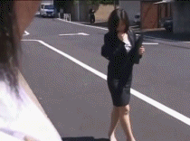office lady trying to get somemore asian,gifs at http://gifsofasia.tumblr.com/