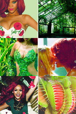 kat-rampant:girlwiththedragontattooine:The Holy Trinity as The Gotham City Sirens: Rihanna as Poison Ivy Nicki Minaj as Harley QuinnBeyonce as Catwoman  Okay