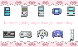 cry-frown-hit-yell:  Gameboy Color, Gameboy, Gameboy Advance SP, Gameboy Advance, Nintendo DS Gameboy, Gameboy Color, Gameboy Advance, Gameboy Advance SP, Nintendo DS. Sorry, my inner-OCD came out. Don’t make one go in chronological order and not the