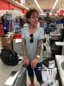 freemindfreebody:  kmsha:  shinraidekinai:  To all the people who say “that’s going to look terrible when you’re older” fuck you, this older woman I met at work today has two sleeves and other tattoos in other various places and looks amazing