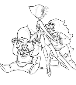 bpd-amethyst I heard that it was Pearlmethursday or something right? Heres my lil warm up doodles for it then ehehe