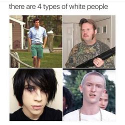 notanothergayguy:  assgod:  cabbagefuneral:  if youre white and you reblogged this without saying which one you are then youre self-hating  i so glad i can’t relate to this cissism    And they’re all named Kyle.