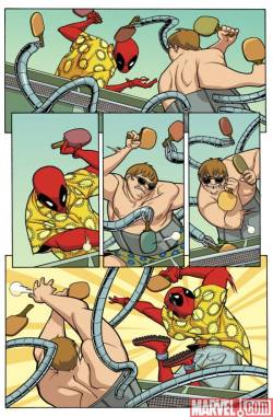 totallynotaviruslol:  Doc Ock and Deadpool playing table tennis , your argument is invalid. 