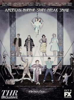cotilardmarion:  FIRST POSTER for American Horror Story Freak Show by The Hollywood Reporter Exclusive 