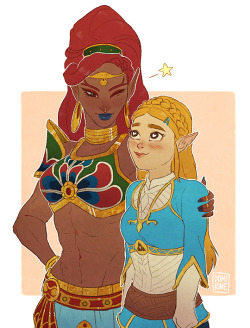 domirine: urbosa and her special girl ˘◡˘  