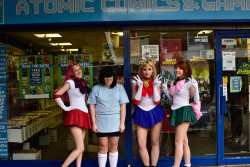 Me as Tina Belcher on Free comic book. Featuring some Sailor Scouts. 