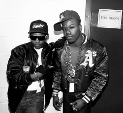 90shiphopraprnb:  Eazy-E and Too $hort 