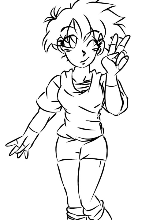 Porn photo neatalini: Videl lineart for the collaboration