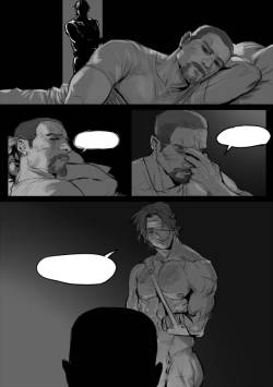 fancymememe:  Wait… I didn’‘t post this before… I did this in July, and due to many reasons I didn’t finish it and I won’t want to finish it, so as you see those are just raw sketches. anyway, I been told about the mccreaper/mcreyes week so